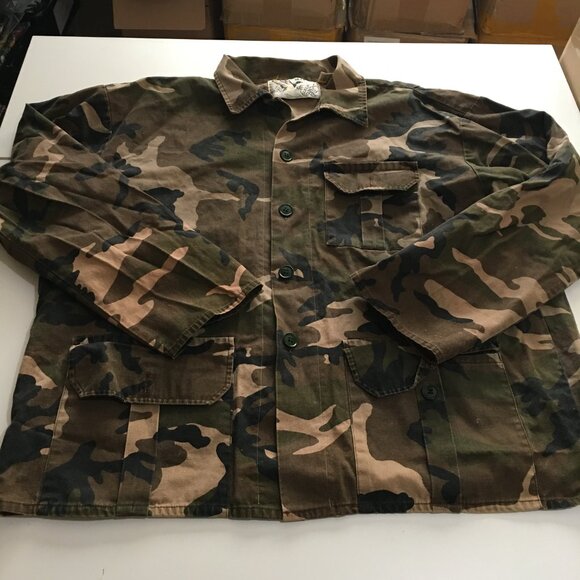 Vintage Duck Bay Jacket Mens XL Camo Hunting Outdoor - Picture 1 of 7